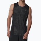 Pánske bežecké tričko  Mizuno Active DryAeroFlow Graphic Tank Top black/gray