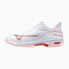 Dámske tenisové topánky  Mizuno Wave Exceed Court CC W white/pinkesque/barbados cherr