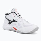 Volejbalové topánky Mizuno Wave Momentum Pro Mid white/black/fiery red