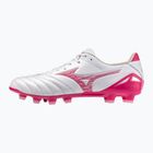Futbalové kopačky Mizuno Morelia Neo IV Pro FG white/fuchsia purple/fuchsia purple