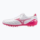 Futbalové kopačky Mizuno Morelia Neo IV Pro AG white/fuchsia purple/fuchsia purple