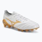 Futbalové kopačky Mizuno Morelia Neo IV Beta Elite FG white/mp gold/cool gray 3c