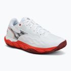 Pánske tenisové topánky Mizuno Wave Enforce Court CC fiery red/white/sun-dried tomato
