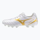 Detské futbalové kopačky Mizuno Monarcida Neo III Select FG white/mp gold