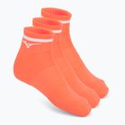 Ponožky Mizuno Training Mid With Line Lava Orange