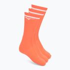 Ponožky Mizuno Training With Line Lava Orange