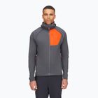 Pánska mikina Rab Superflux Hoody graphene/firecracker