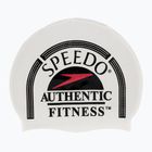 Speedo Silikónová čiapka s potlačou biela 8-0838514630
