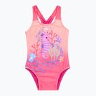 Detské jednodielne plavky Speedo Digital Printed bloominous pink/cupid coral
