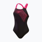 Jednodielne plavky Speedo Medley Logo One Piece black/electric pink