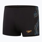 Pánske plavecké boxerky Speedo Tech Panel black/mandarin peel/dark teal