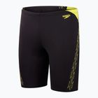 Pánske plavecké jammery Speedo Hyper Boom Splice black/lemon drizzle