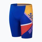 Detské plavky Speedo Placement V Cut Digital  true cobalt/watermelon/sweep purple