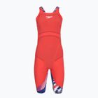 Plavky Speedo Fastskin LZR Ignite Kneeskin flame red/bolt/white