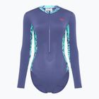 Dámske jednodielne plavky Speedo Longsleev Panel hapuna blue