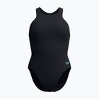 Dámske jednodielne plavky Speedo Racer Zip with Built in Swim Bra anthracite