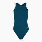Dámske jednodielne plavky Speedo Racer Zip with Built in Swim Bra dark teal