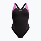 Dámske jednodielne plavky Speedo HyperBoom Splice Racerback neon violet