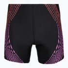 Pánske plavecké jammery Speedo Duo Logo Print Mid Jammer black/coral sands/neon violet