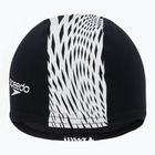Plavecká čiapka Speedo Boom Endurance+ black/white boho diamonds