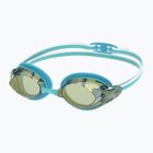 Dámske plavecké okuliare Speedo Vanquisher 3.0 Mirrored bachelor button/celeste/gold mirror