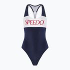 Dámske jednodielne plavky Speedo Colourblock Racerback peacoat