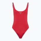 Dámske jednodielne plavky Speedo Solid Bound Scoop high risk red