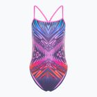 Dámske jednodielne plavky Speedo Placement Digital Vback balance blend/hapuna blue