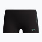 Detské plavecké boxerky Speedo Plastisol Placement Aquashort black/alfalfa green