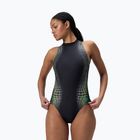 Dámske jednodielne plavky Speedo Printed Hydrasuit turquiose gem