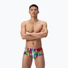 Pánske plavecké boxerky Speedo Printed 13.5 cm Brief prismatic paradise/ruby