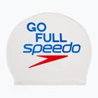 Plavecká čiapka Speedo Printed Silicone speedo white go full speedo