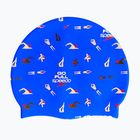 Plavecká čiapka Speedo Printed Silicone speedo blue go full speedo swimmers