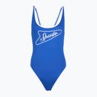 Dámske jednodielne plavky Speedo Solid Bound Scoop Turkish Sea/Bright White