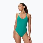 Dámske jednodielne plavky Speedo Solid V-Neck peacock teal