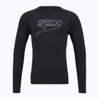 Pánske plavecké tričko longsleeve Speedo Endurance+ Logo Rash Guard anthracite