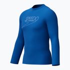 Pánske plavecké tričko longsleeve Speedo Endurance+ Logo Rash Guard Turkish Sea