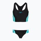 Dámske jednodielne plavky Speedo Colourblock Splice 2.0 anthracite/mayanblue