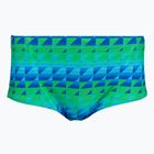 Pánske plavecké boxerky Speedo ML Printed 13.5 cm Brief quilted triangles/lagoon blue