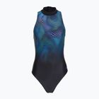 Dámske jednodielne plavky Speedo Print Hydrasuit anthracite