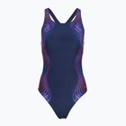 Dámske jednodielne plavky Speedo Print Medalist peacoat