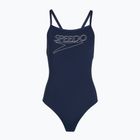 Detské jednodielne plavky Speedo Endurance+ Logo Thinstrap peacoat