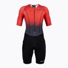 Pánsky triatlonový oblek HUUB Commit Long Course Suit čierno-červený COMLCS