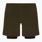 Pánske tréningové šortky FUMETSU Origins Dual Layer khaki