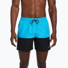 Pánske plavecké šortky Nike Split 5" Volley modré NESSB451-480