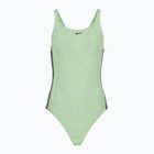 Dámske jednodielne plavky Nike Logo Tape Fastback vapor green