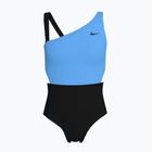 Detské plavky Nike Color Block Asymmetrical Monokini Black