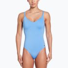 Dámske jednodielne plavky Nike Essential V-Neck university blue
