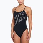 Dámske jednodielne plavky Nike Hydrastrong Adjustable Crossback black