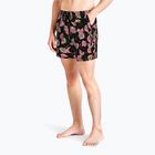 Pánske plavecké šortky Nike Multi Poppy Print 5" Volley black
